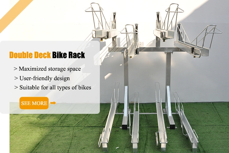 Made in China Double Decker Road Bicycle Parking Storage Bike Rack