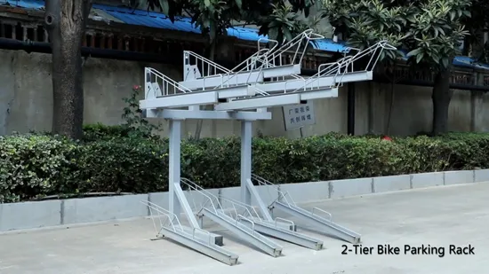 Double Decker Bicycle Rack